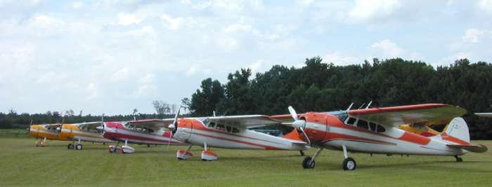 Five Cessnas
